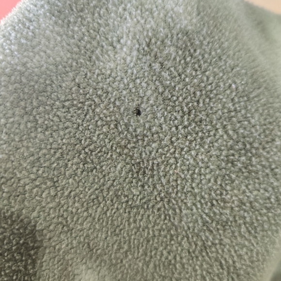 Patagonia Fleece Synchilla Pullover Hoodie Womans Size M Green Pink Pocket - Picture 8 of 8